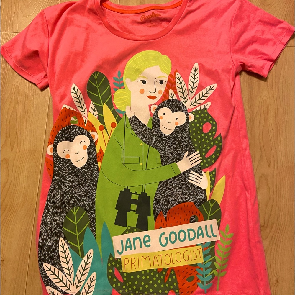 Picolina adult t-shirt : trailblazer series- Jane Goodall